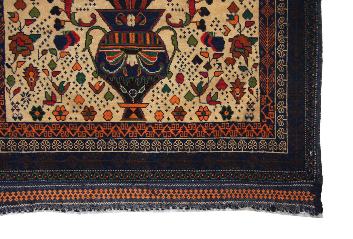 Tapis Belutsch - 115 x 80 cm - beige