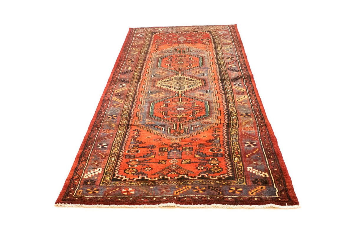 Tapis de couloir Tapis persan - Nomadic - 295 x 110 cm - orange