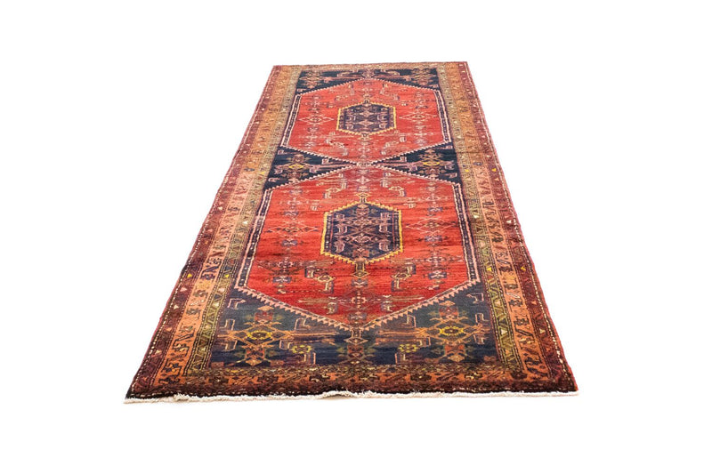 Tapis de couloir Tapis persan - Nomadic - 305 x 112 cm - bleu