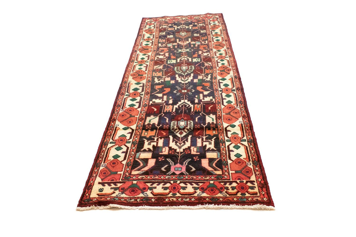 Tapis de couloir Tapis persan - Nomadic - 307 x 96 cm - bleu