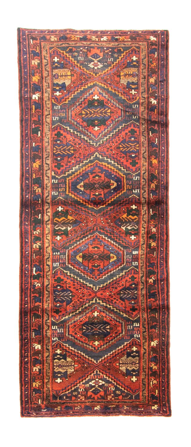 Tapis de couloir Tapis persan - Nomadic - 260 x 100 cm - marron