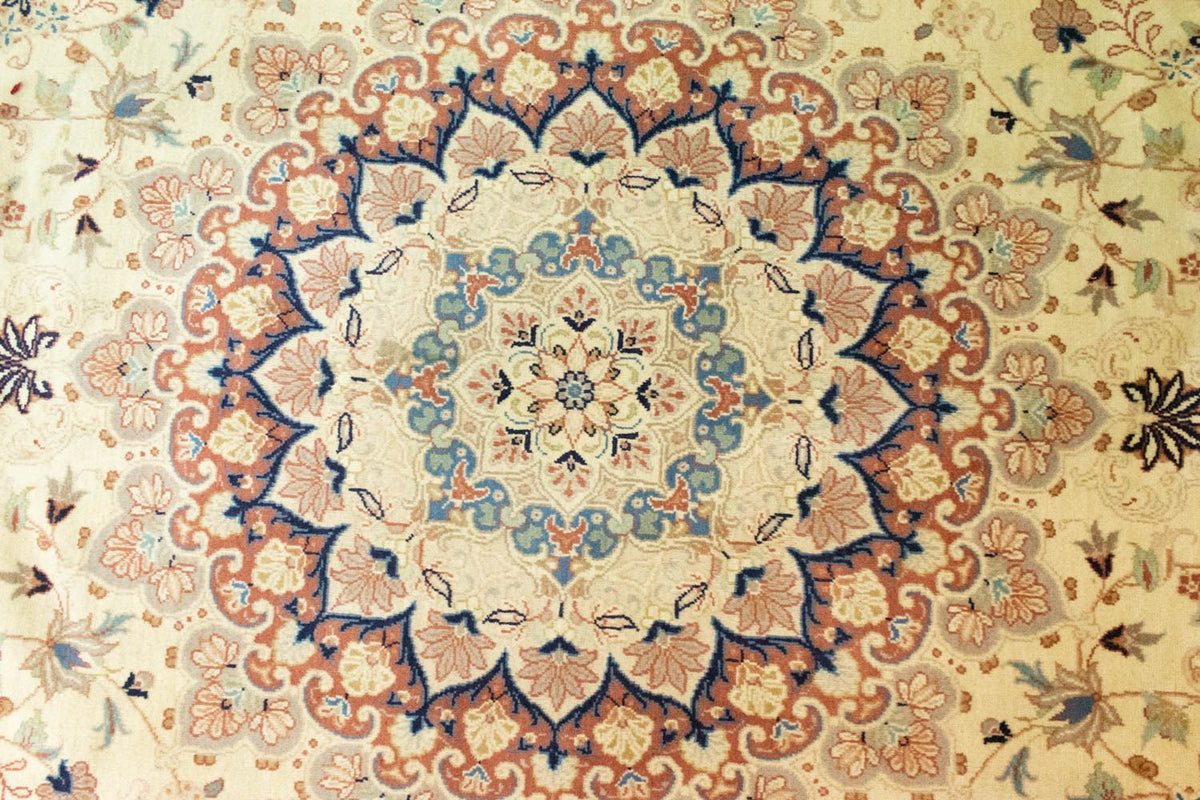 Tapis persan - Keshan - 353 x 240 cm - beige