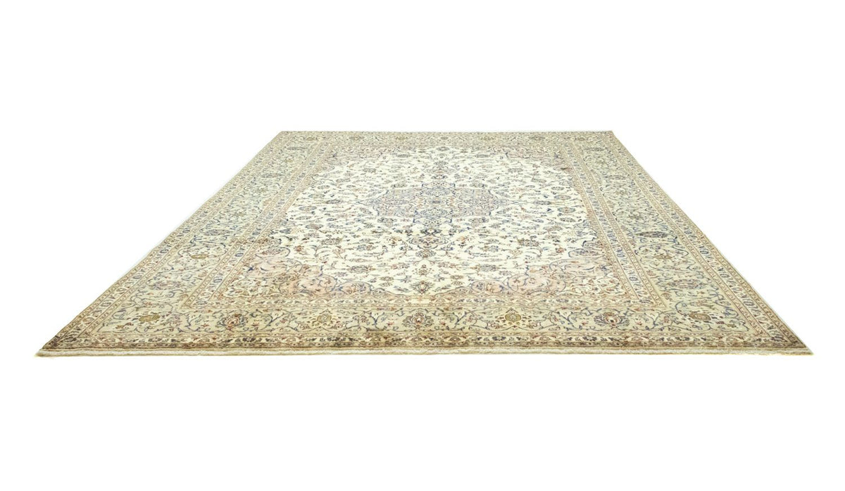 Tapis persan - Keshan - 404 x 292 cm - beige