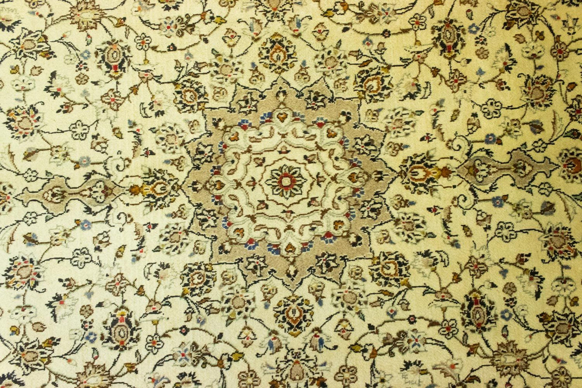 Tapis persan - Keshan - 305 x 195 cm - beige