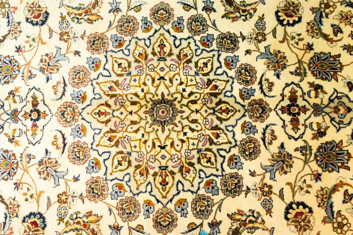 Tapis persan - Keshan - 295 x 195 cm - beige