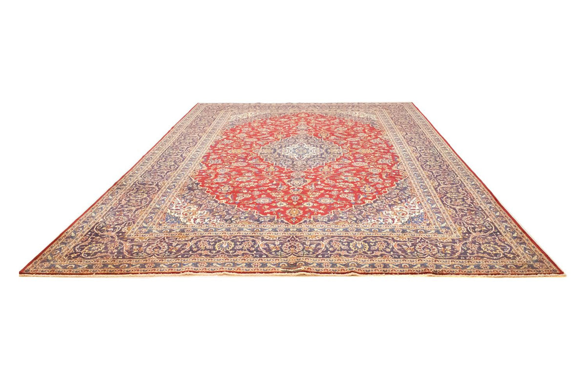 Tapis persan - Keshan - 400 x 295 cm - rouge
