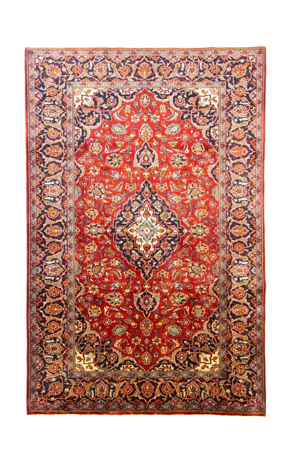Tapis persan - Classique - 305 x 199 cm - rouge