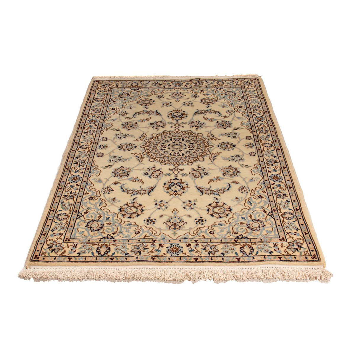 Tapis persan - Nain - Royal - 145 x 97 cm - beige