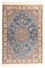 Tapis persan - Nain - Royal - 148 x 98 cm - bleu foncé