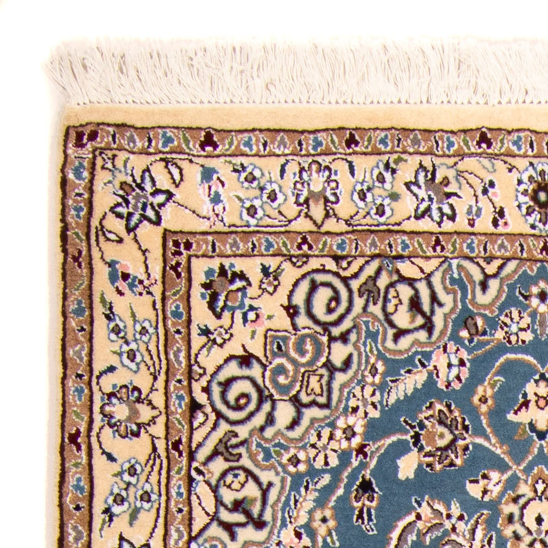 Tapis persan - Nain - Royal - 148 x 98 cm - bleu foncé