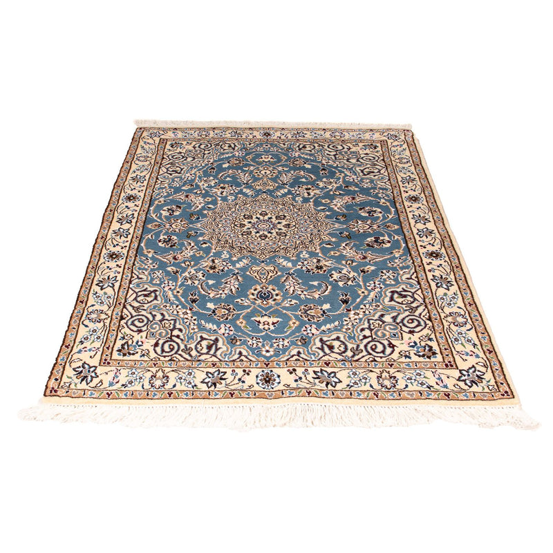 Tapis persan - Nain - Royal - 148 x 98 cm - bleu foncé