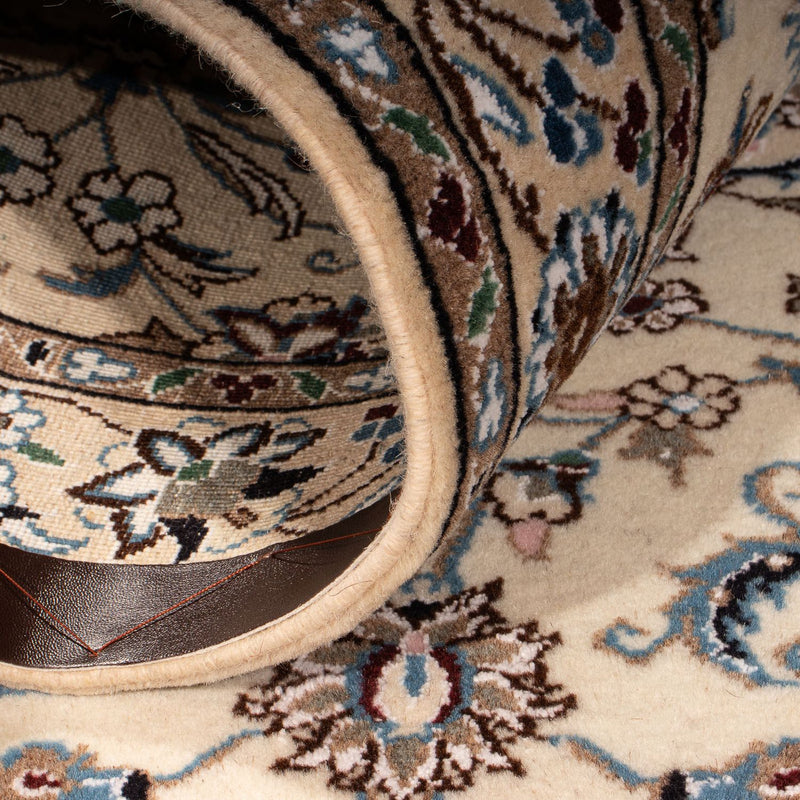 Tapis persan - Nain - Royal - 148 x 96 cm - beige