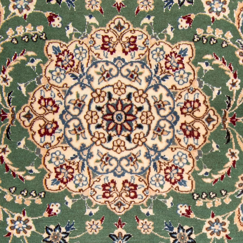 Tapis persan - Nain - Royal - 152 x 100 cm - vert