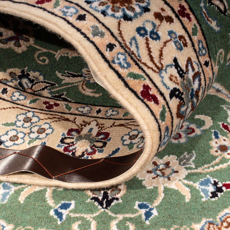 Tapis persan - Nain - Royal - 152 x 100 cm - vert