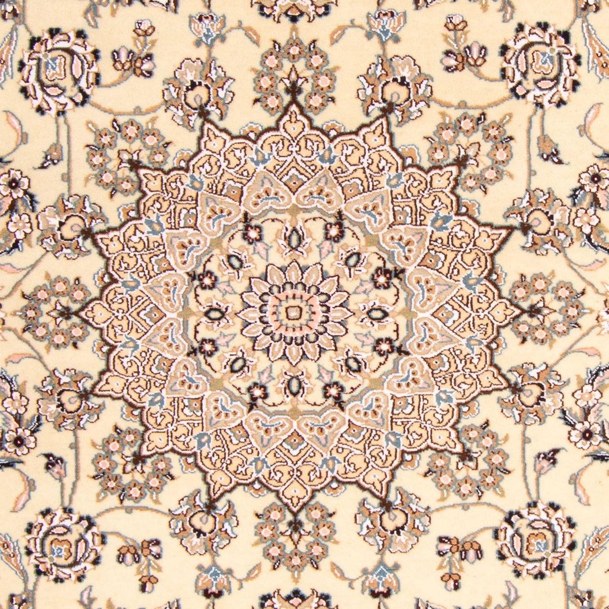 Tapis persan - Nain - Royal - 227 x 135 cm - beige