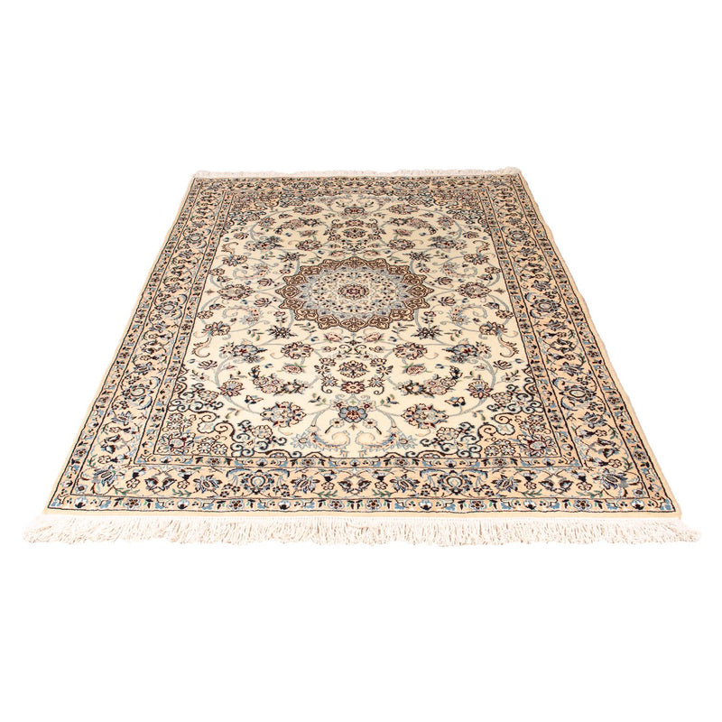 Tapis persan - Nain - Royal - 204 x 135 cm - beige