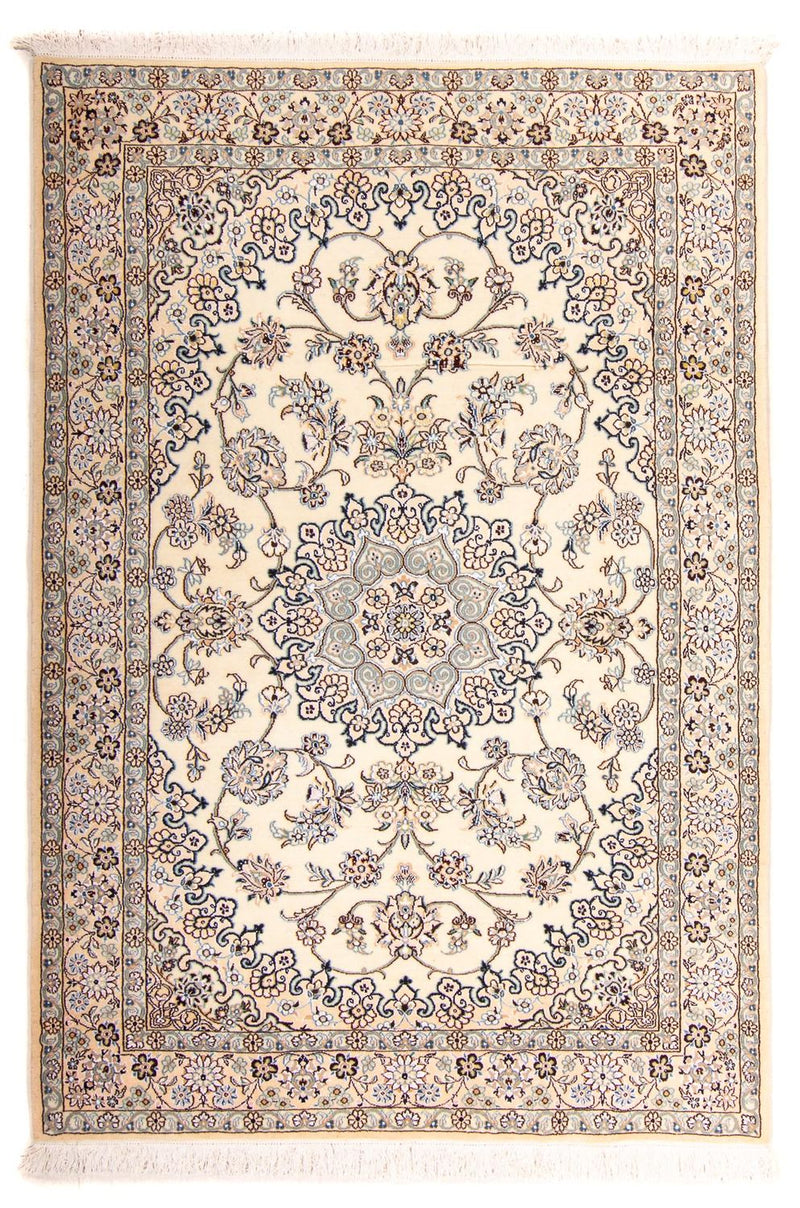 Tapis persan - Nain - Royal - 212 x 137 cm - beige