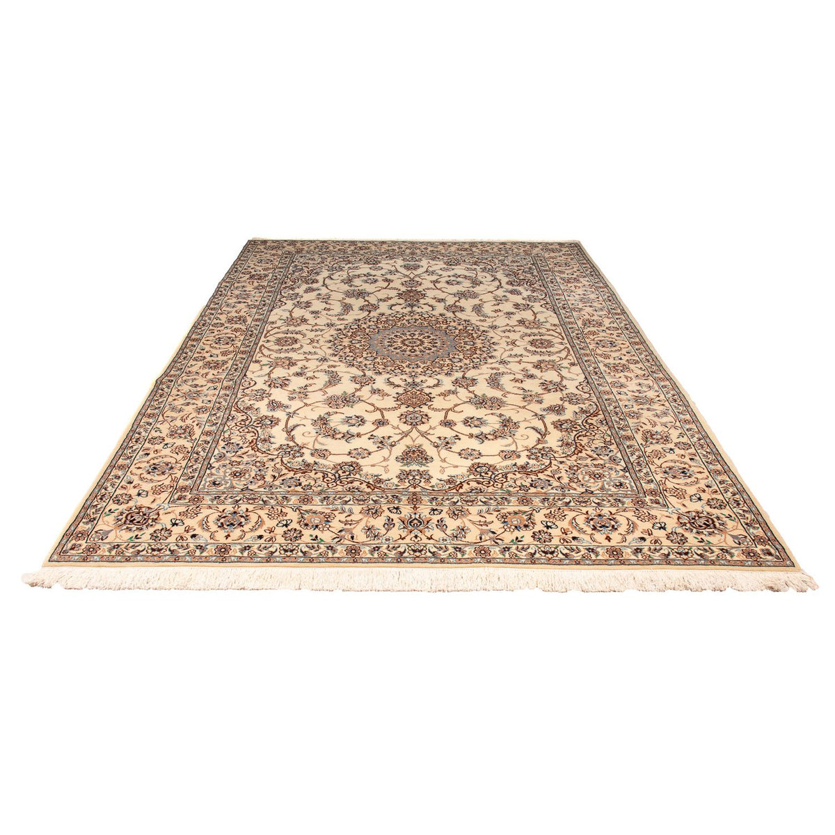 Tapis persan - Nain - Royal - 337 x 210 cm - beige