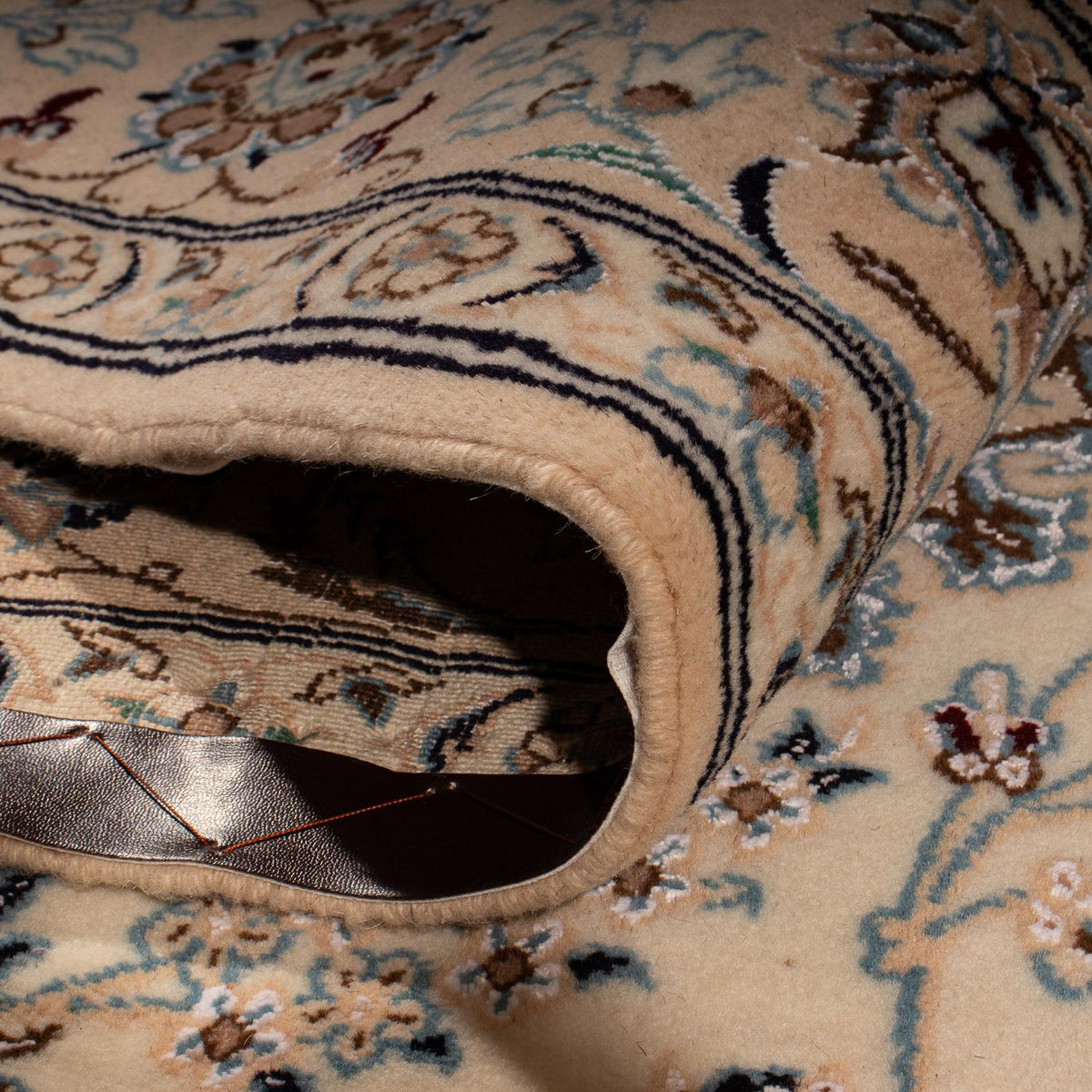 Tapis persan - Nain - Royal - 253 x 148 cm - beige