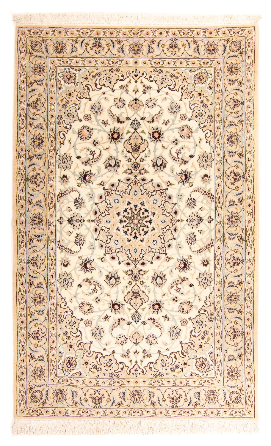Tapis persan - Nain - Royal - 260 x 148 cm - beige