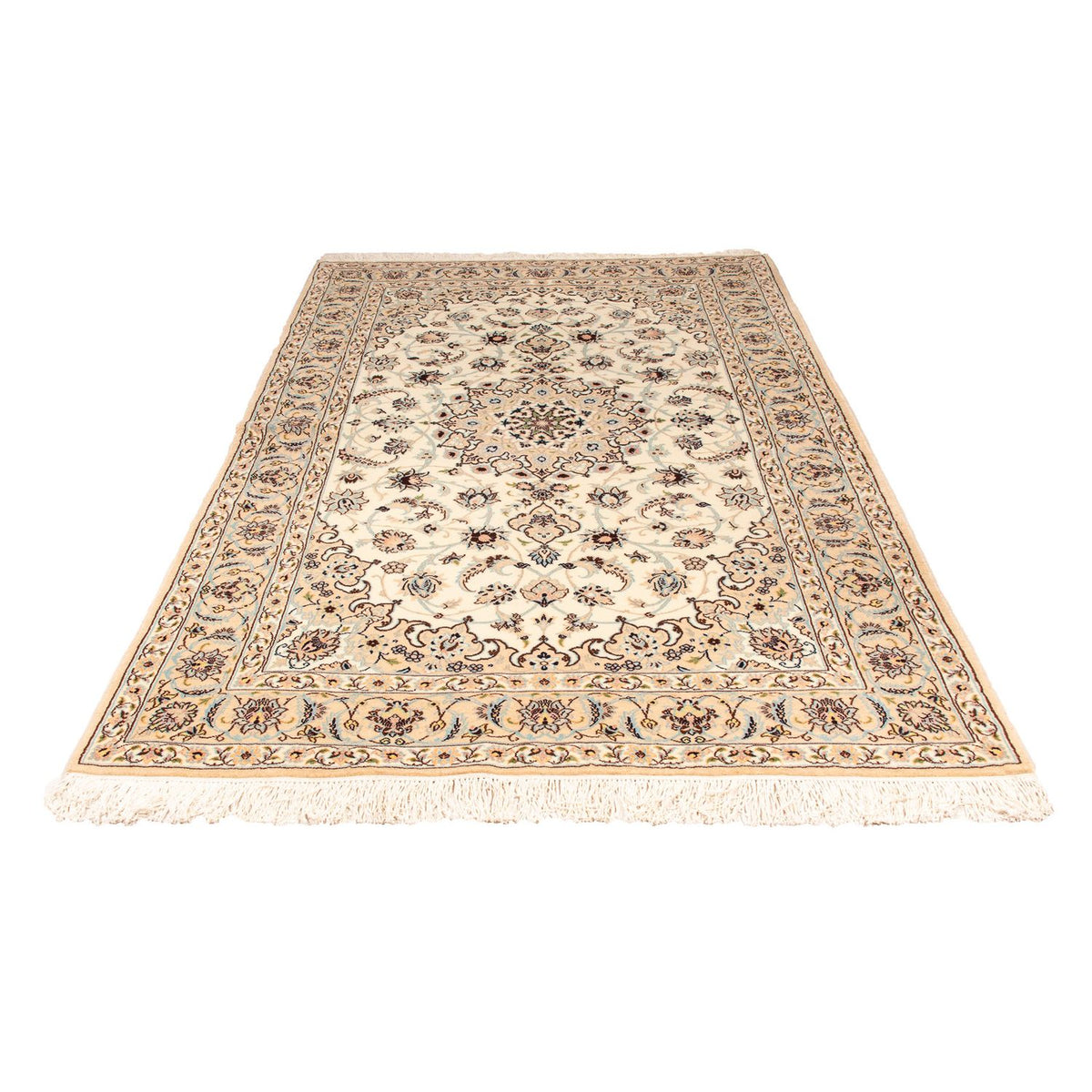 Tapis persan - Nain - Royal - 260 x 148 cm - beige
