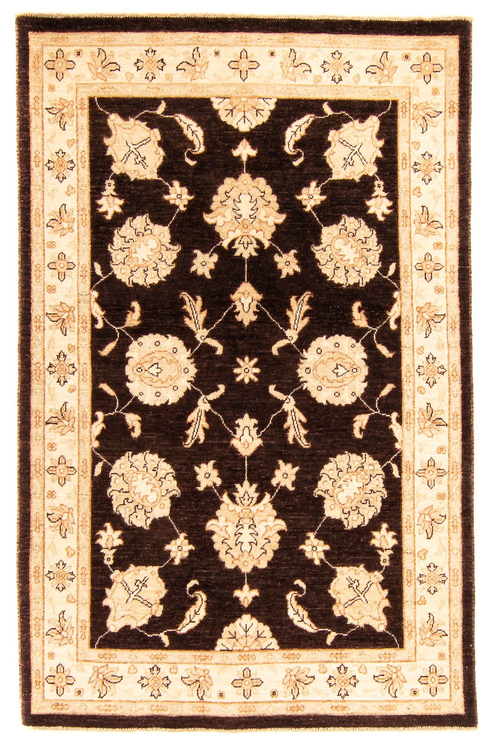 Tapis Ziegler - 200 x 123 cm - marron foncé