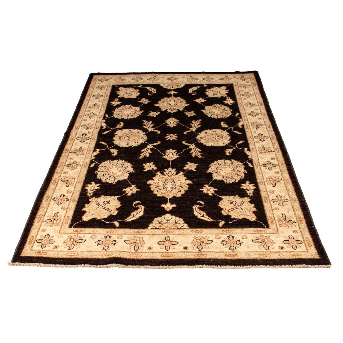 Tapis Ziegler - 200 x 123 cm - marron foncé