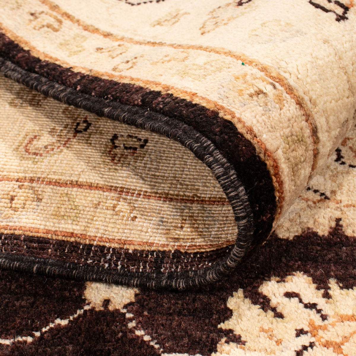 Tapis Ziegler - 166 x 118 cm - marron foncé