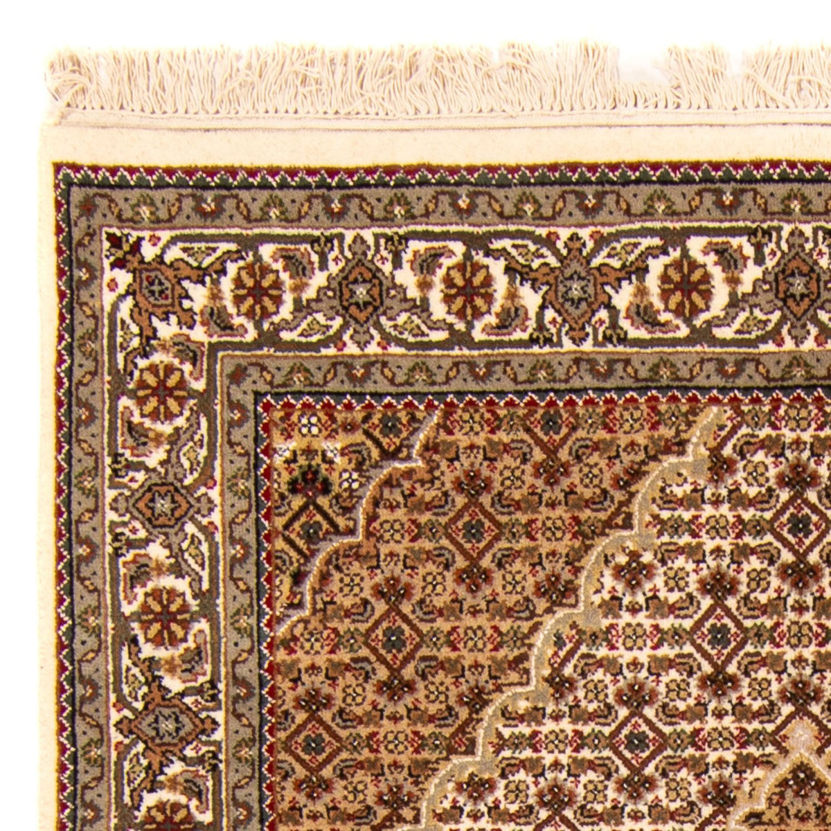 Tapis persan - Tabriz - 193 x 123 cm - beige