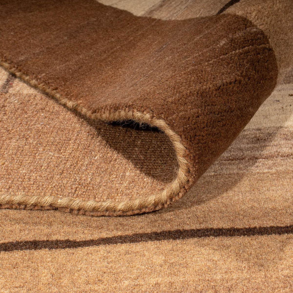 Tapis Gabbeh - Softy - 180 x 127 cm - marron