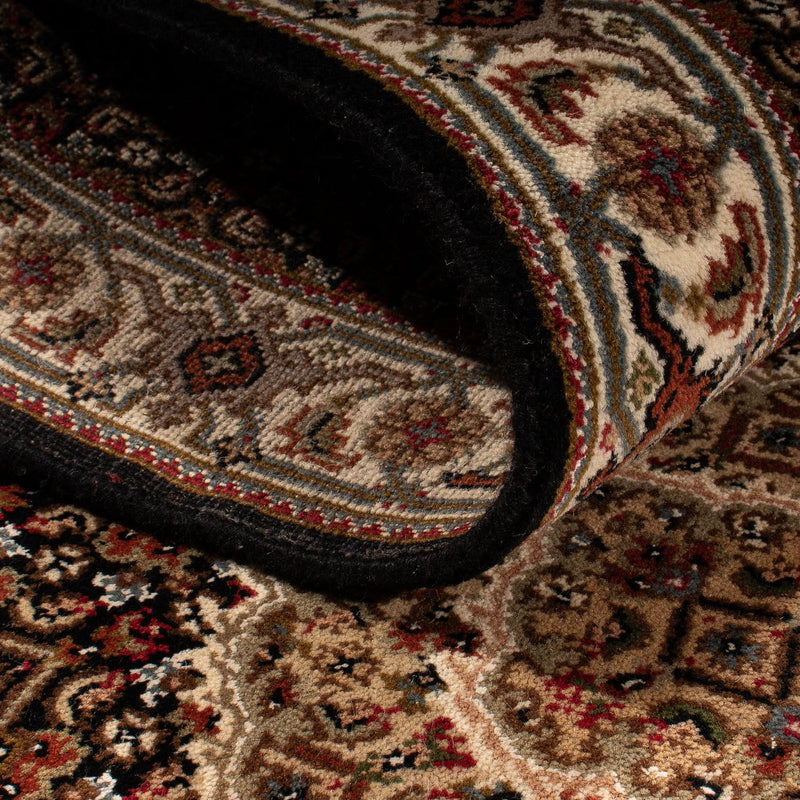 Tapis de couloir Tapis persan - Tabriz - 353 x 79 cm - bleu foncé