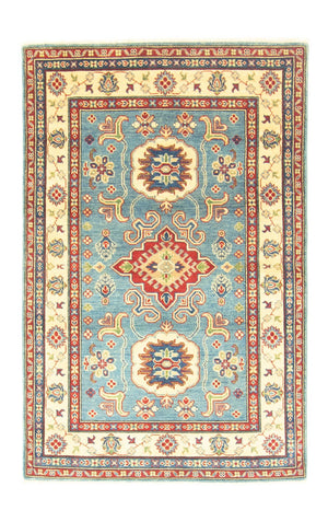 Tapis Ziegler - Kazak - 183 x 117 cm - bleu de mer