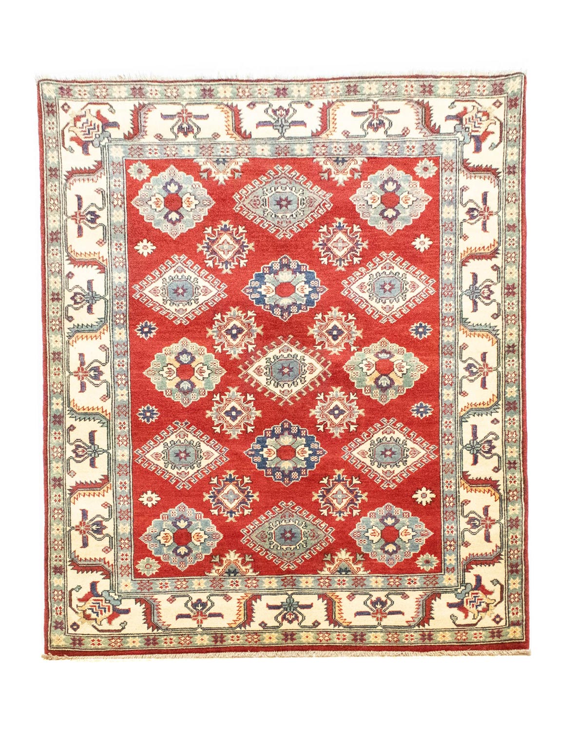 Tapis Ziegler - Kazak - 199 x 146 cm - rouge foncé