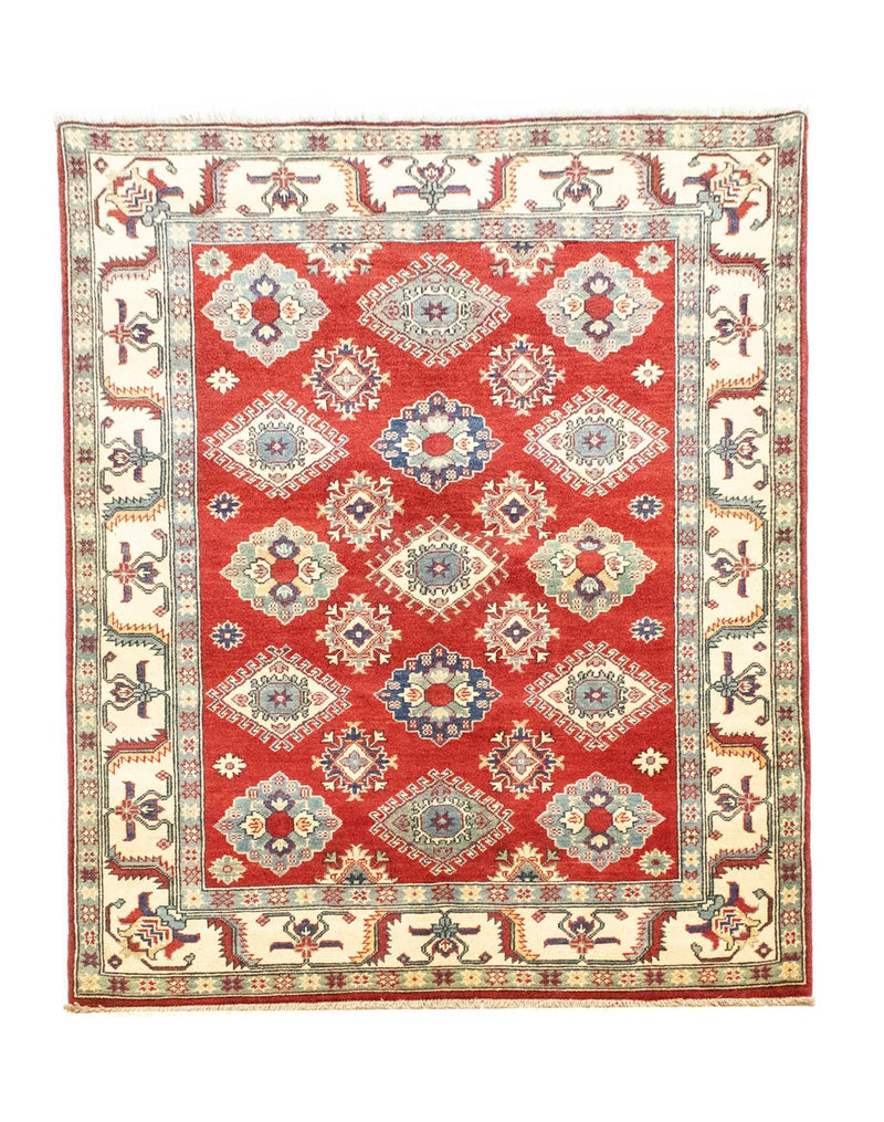 Tapis Ziegler - Kazak - 199 x 146 cm - rouge foncé