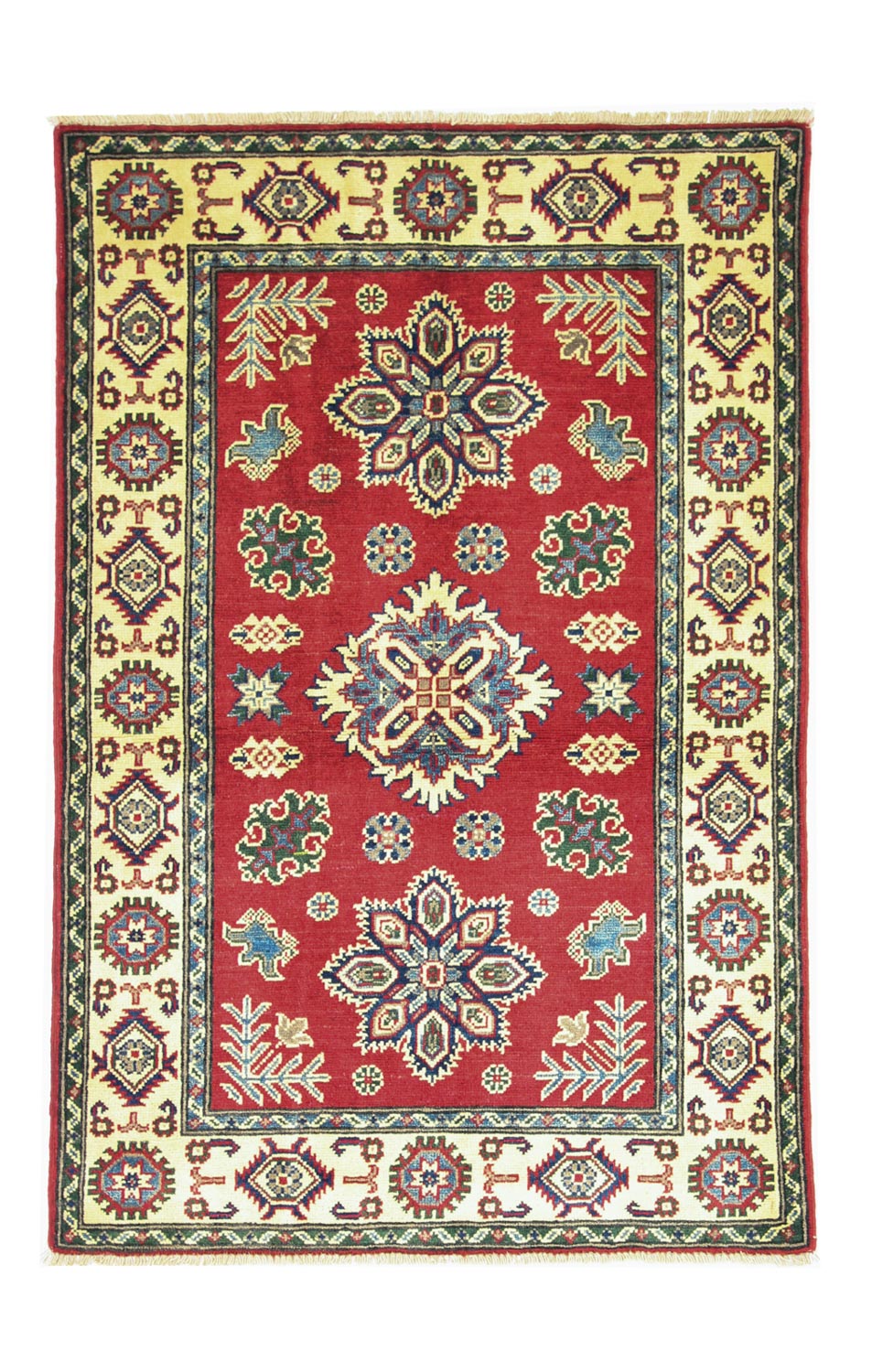 Tapis Ziegler - Kazak - 147 x 97 cm - rouge