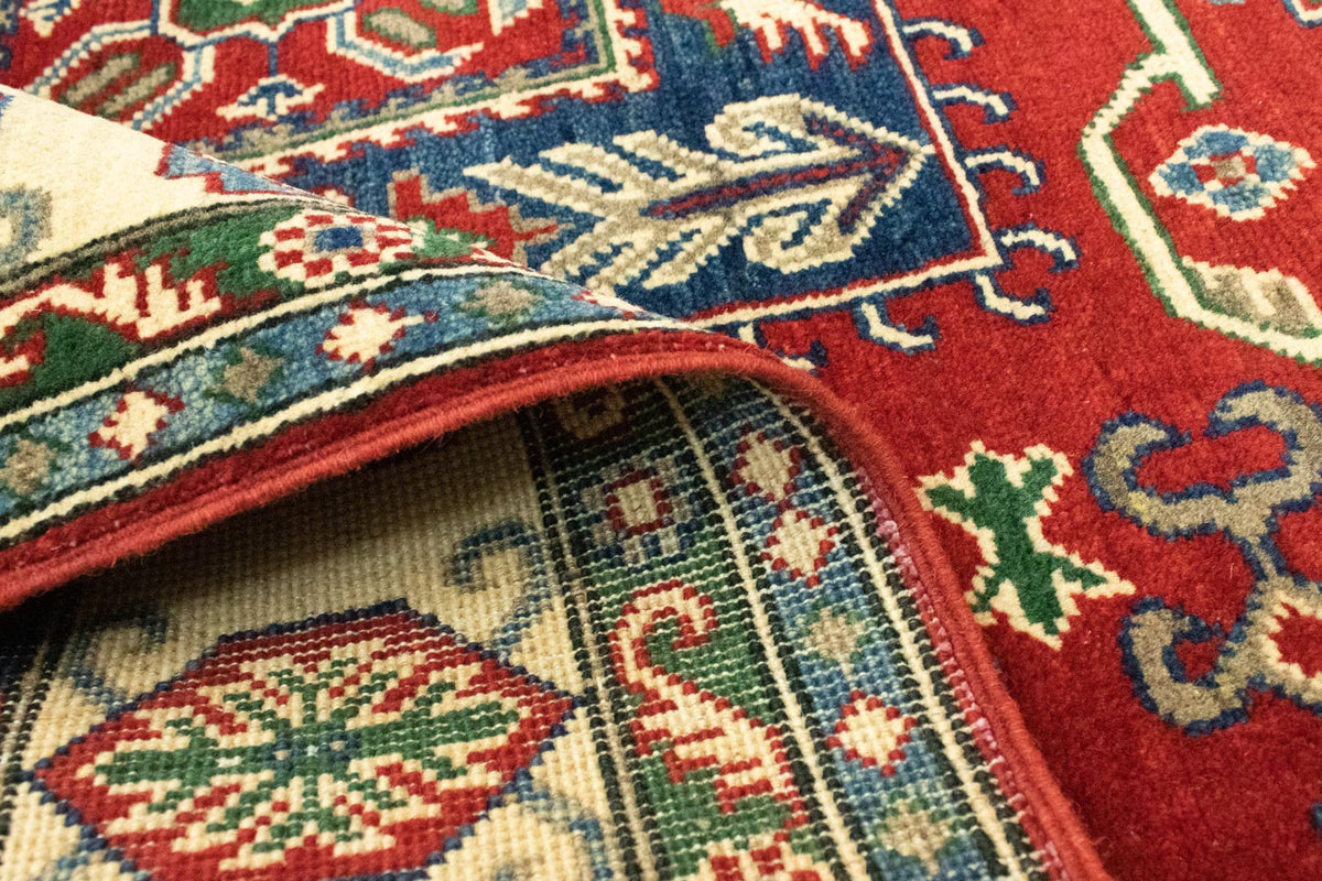 Tapis Ziegler - Kazak - 212 x 146 cm - rouge foncé