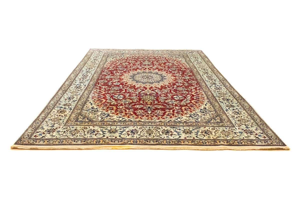 Tapis persan - Nain - 356 x 244 cm - rouge