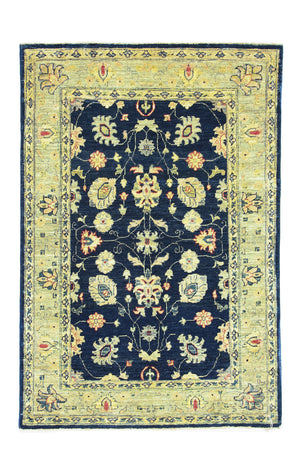 Tapis Ziegler - 149 x 100 cm - bleu foncé