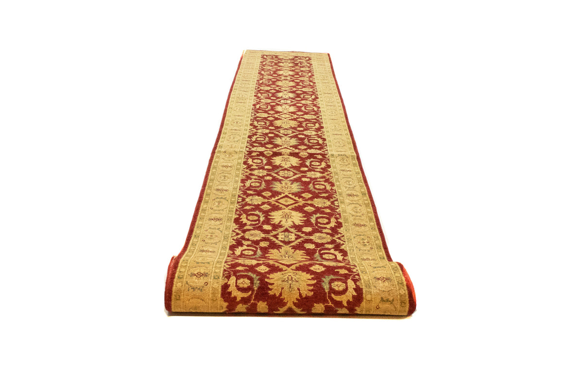 Tapis de couloir Tapis Ziegler - 588 x 84 cm - rouge