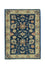 Tapis Ziegler - 84 x 62 cm - bleu foncé