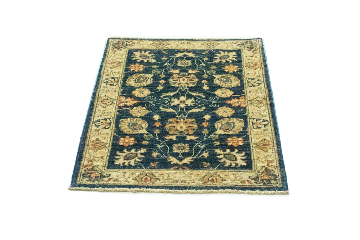 Tapis Ziegler - 84 x 62 cm - bleu foncé