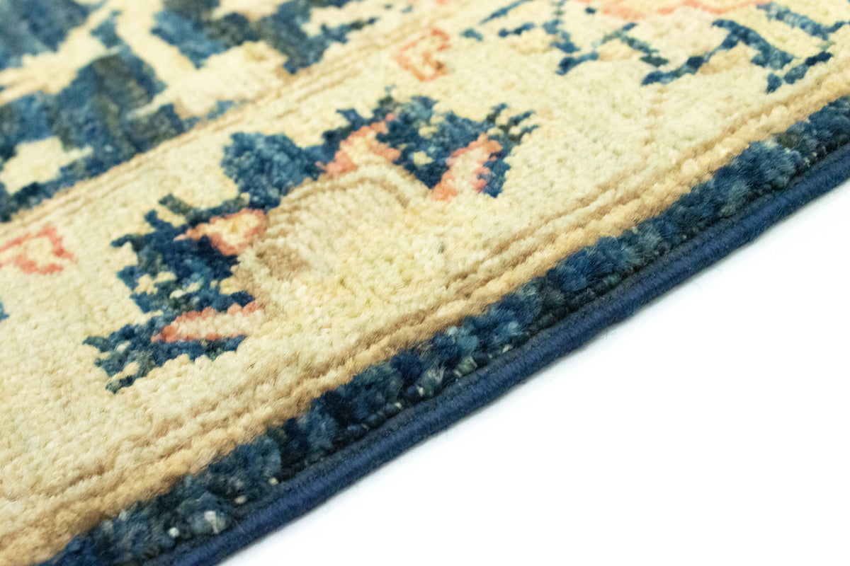 Tapis Ziegler - 96 x 62 cm - bleu foncé