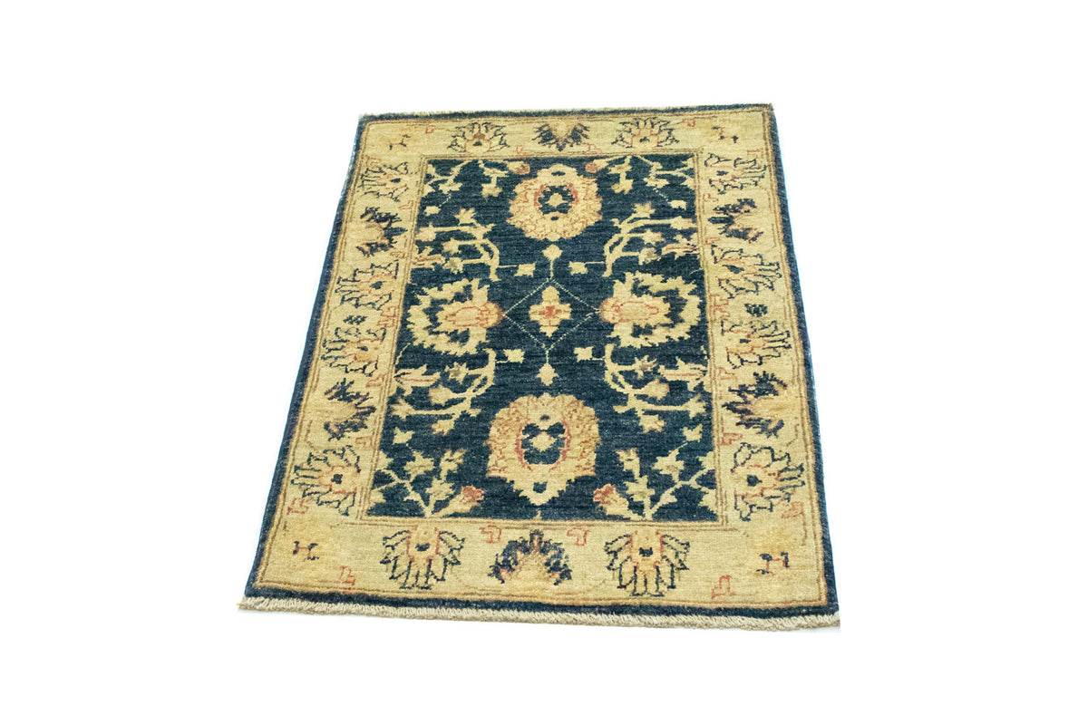 Tapis Ziegler - 96 x 62 cm - bleu foncé