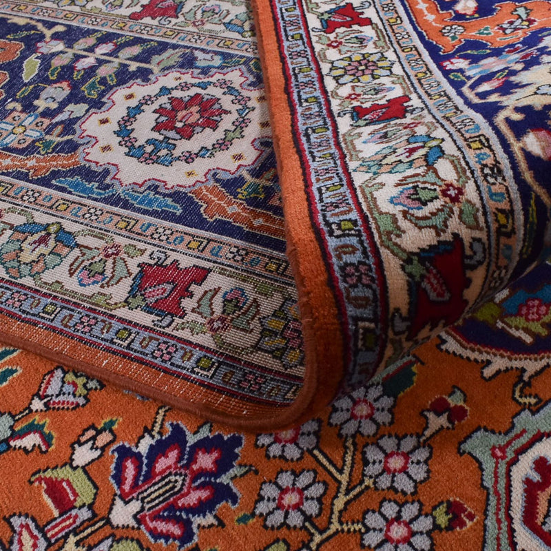 Tapis persan - Tabriz - Royal - 408 x 293 cm - orange