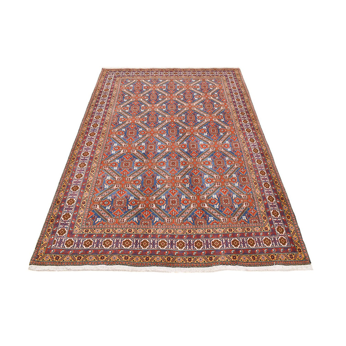 Tapis persan - Nomadic - 253 x 166 cm - rouille