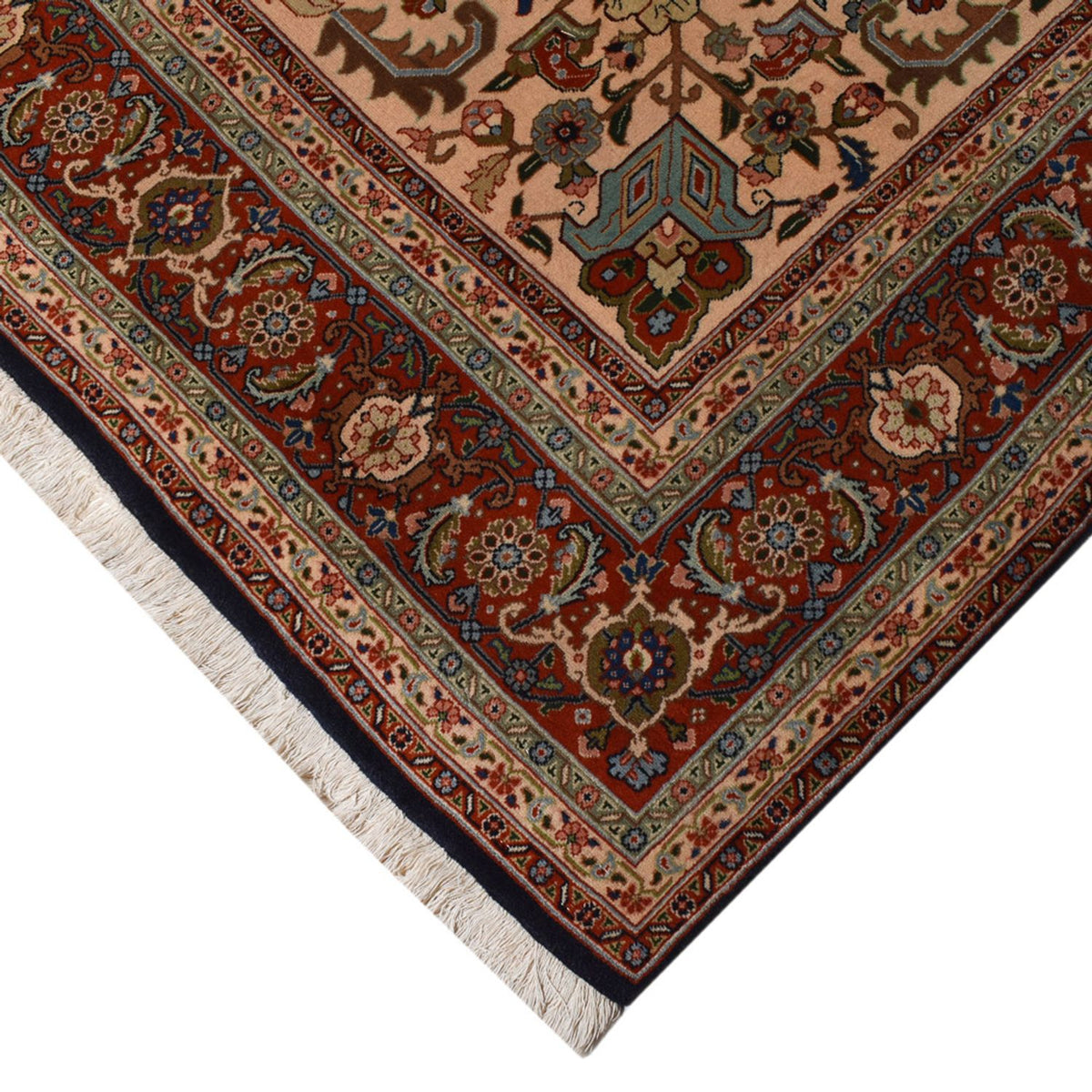 Tapis persan - Nomadic - 288 x 196 cm - bleu foncé
