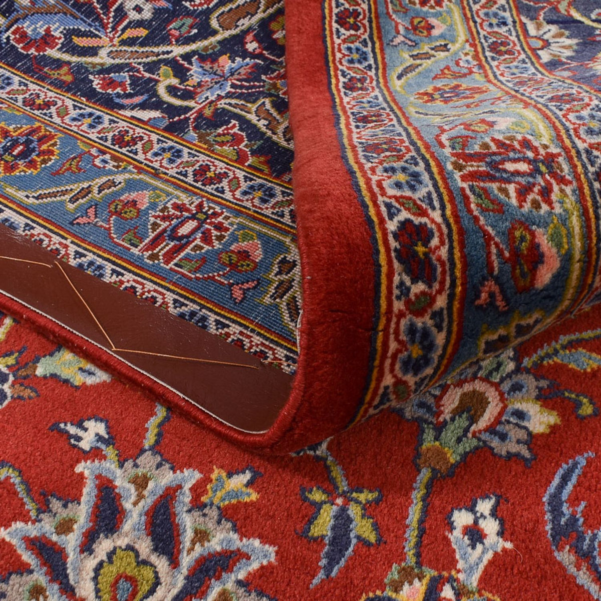Tapis persan - Keshan - 392 x 295 cm - rouge