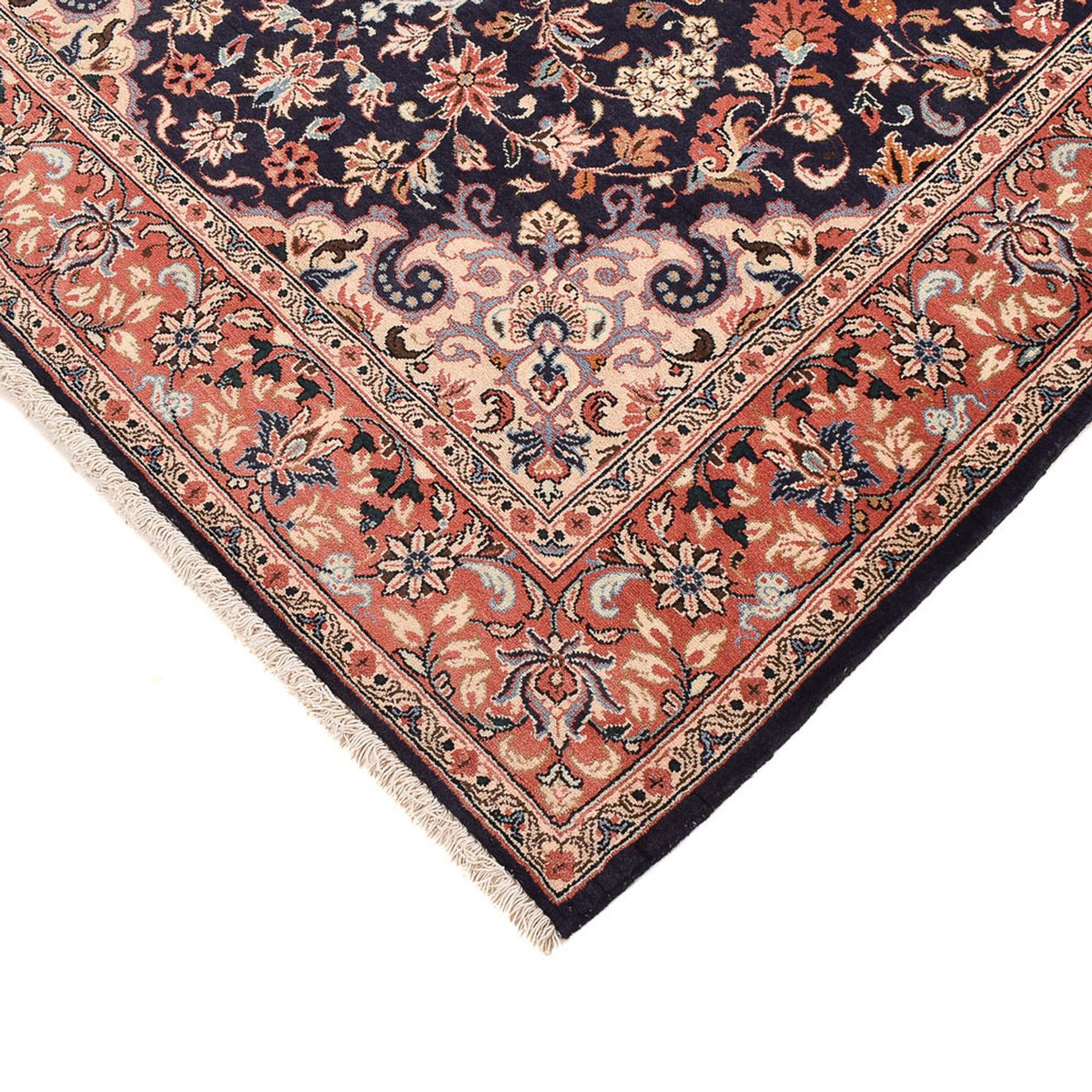 Tapis persan - Classique - 234 x 167 cm - bleu foncé