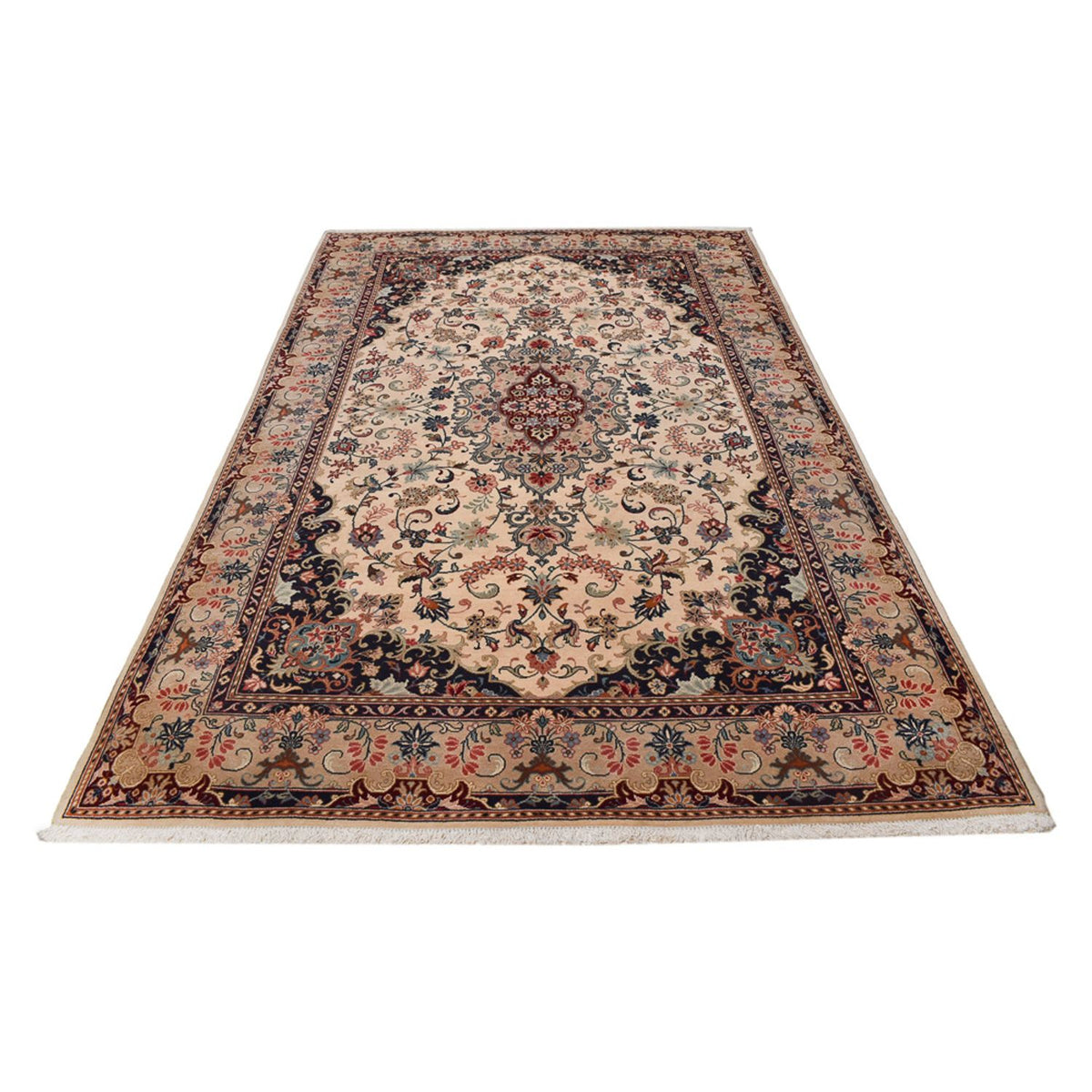 Tapis persan - Keshan - 302 x 197 cm - beige