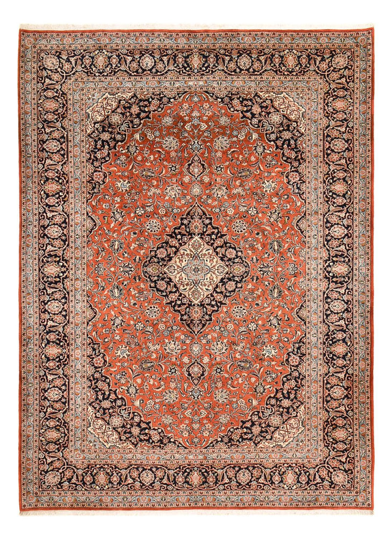 Tapis persan - Keshan - Royal - 395 x 298 cm - rouge clair